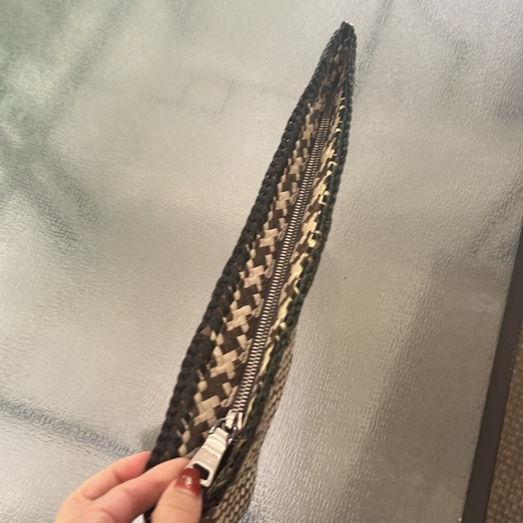 Prada Leather Woven Clutch - Picture 8 of 14